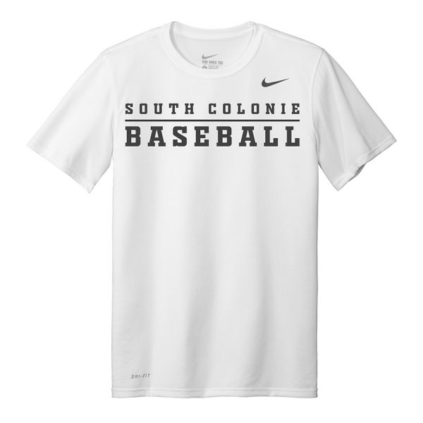 White South Colonie Baseball Nike Legend Tee