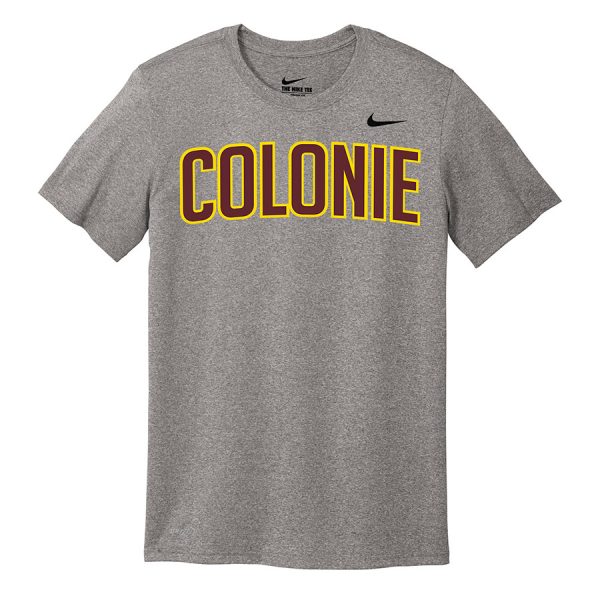 Carbon Heather Colonie Youth Nike Legend Tee
