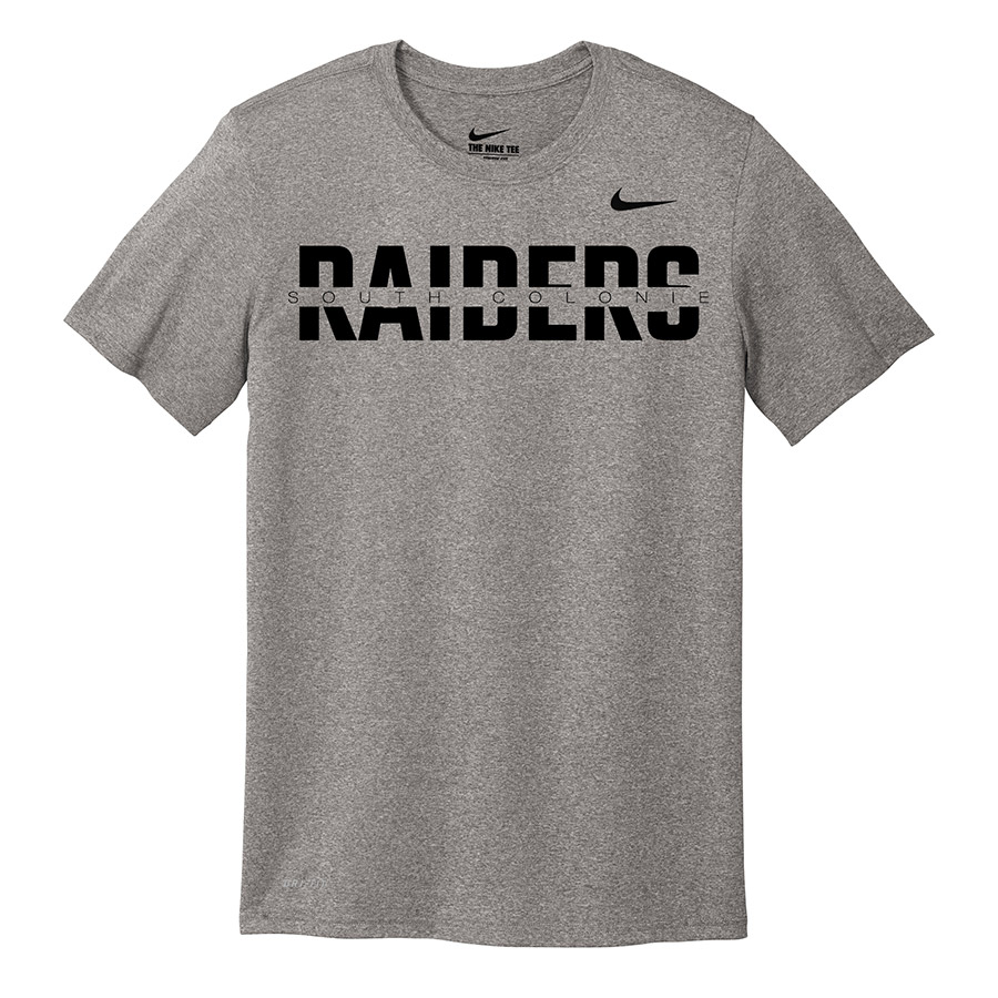 Carbon Heather South Colonie Raiders Youth Nike Legend Tee