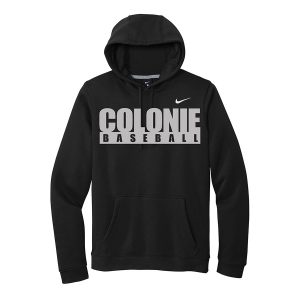 Black Colonie Baseball Club Fleece Pullover Hoodie