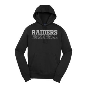 Black Raiders Baseball Sport-Tek Pullover Hooded Sweatshirt