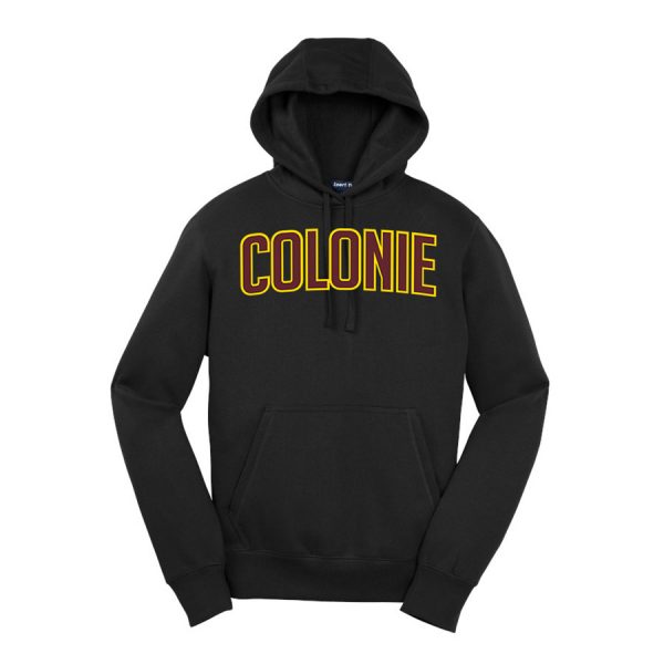 Black Colonie Youth Sport-Tek Pullover Hooded Sweatshirt