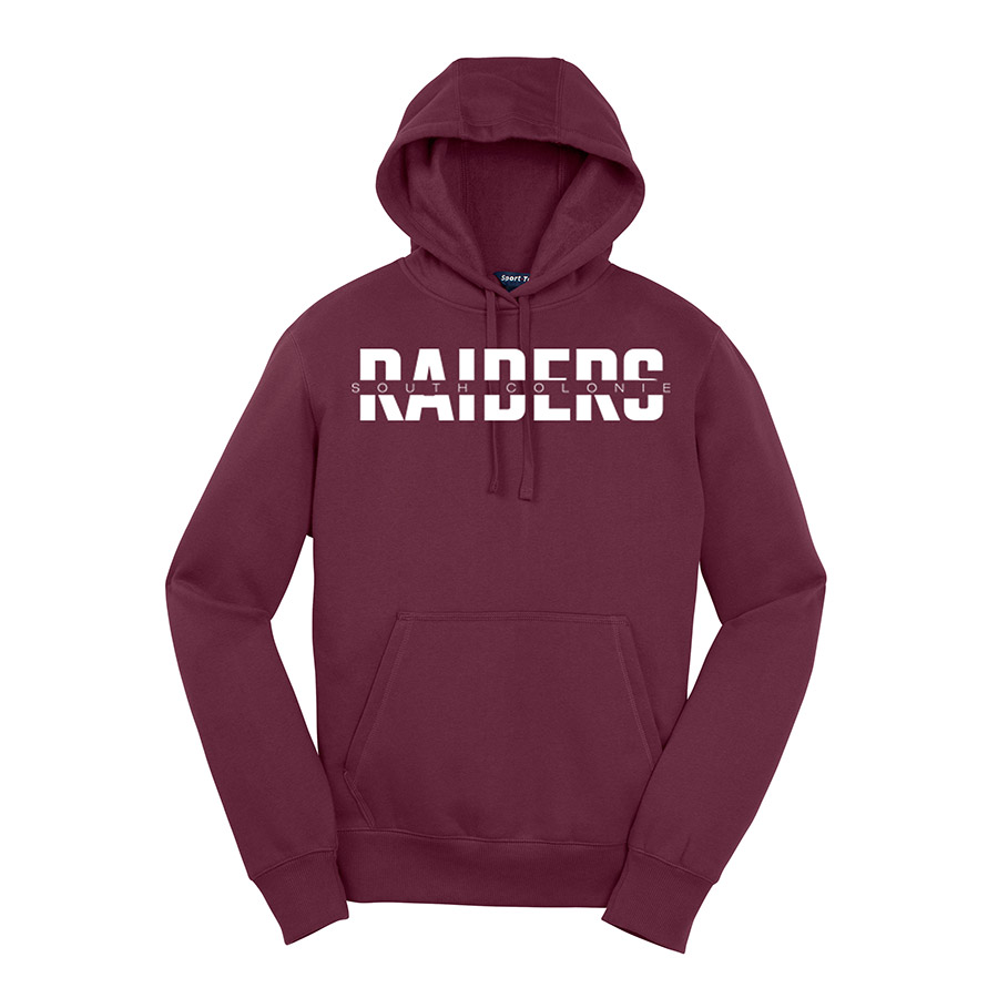 Maroon South Colonie Raiders Youth Sport-Tek Pullover Hooded Sweatshirt