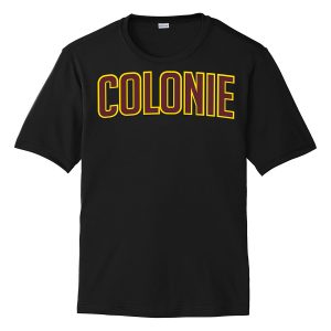Black Colonie Youth Performance Cooling Tee