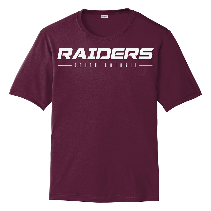 Maroon Raiders South Colonie Youth Performance Cooling Tee