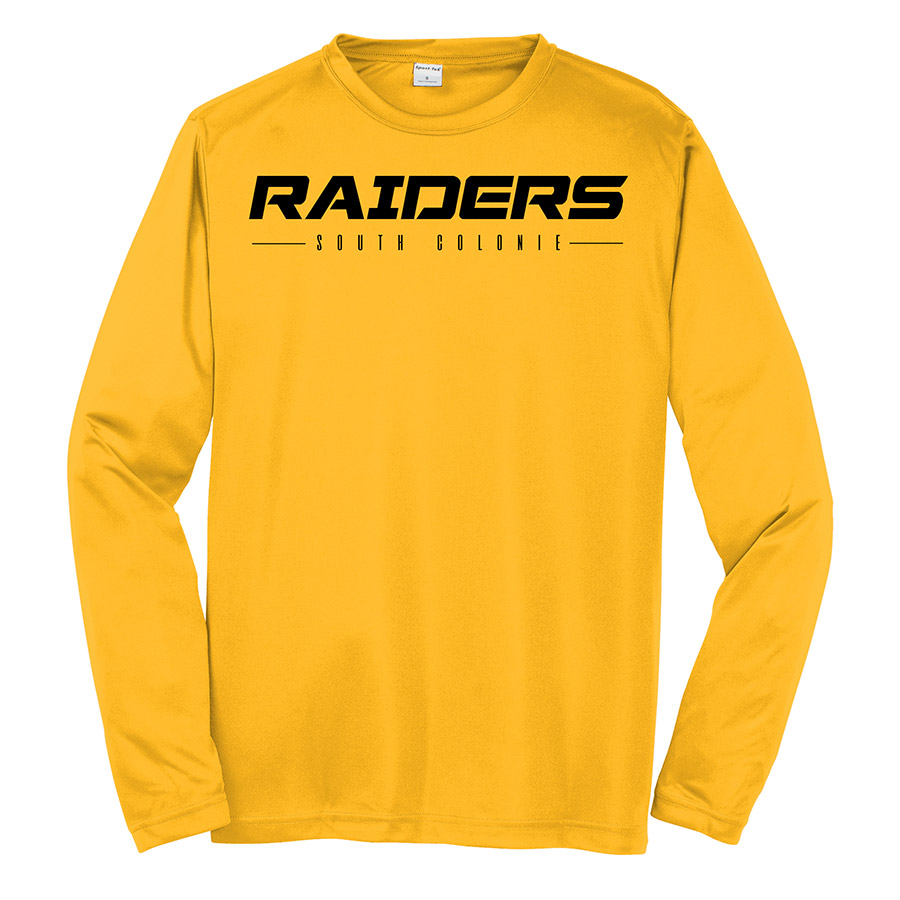 Gold Raiders South Colonie Youth Long Sleeve Performance Cooling Tee