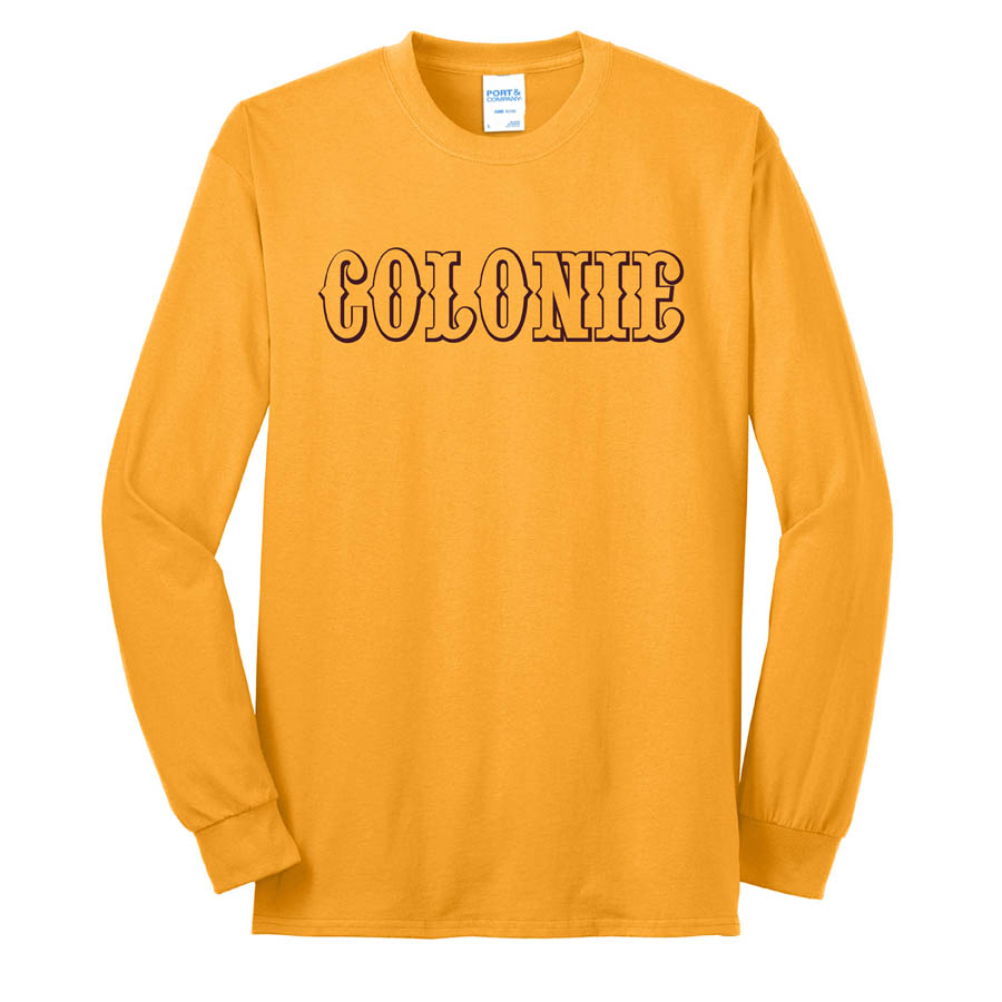 Colonie AllStars Long Sleeve 50/50 Blend Shirt Gold