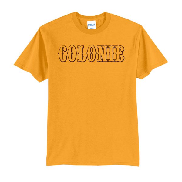 Colonie AllStars Youth Short Sleeve 50/50 Blend Shirt Gold