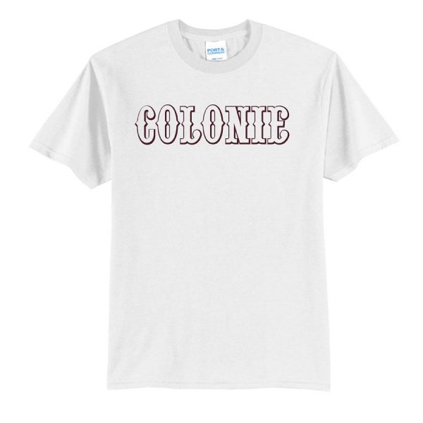 Colonie AllStars Youth Short Sleeve 50/50 Blend Shirt White
