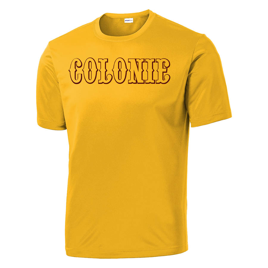 Colonie AllStars Short Sleeve DriFit Shirt Gold