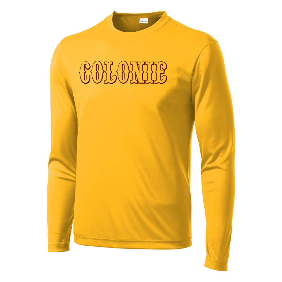 Colonie AllStars Long Sleeve DriFit Shirt Gold