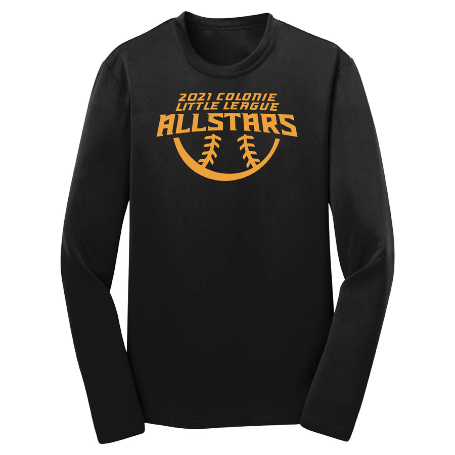 2021 AllStars Youth Long Sleeve DriFit Shirt Black