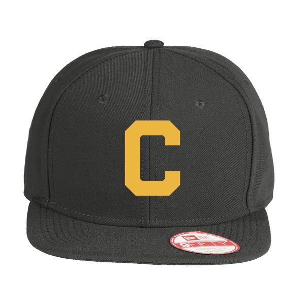 Colonie Little League New Era Flat Brim Snapback Hat Black