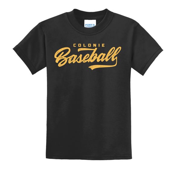 Dugout Youth Short Sleeve Blend Tee Black